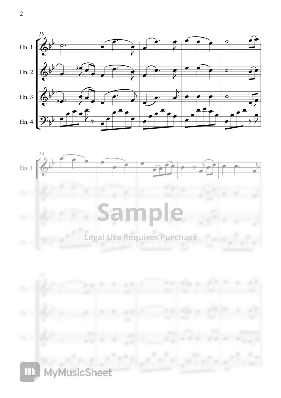 Joe Hisaishi - Reprise (French Horn Quartet) by Marc Papeghin