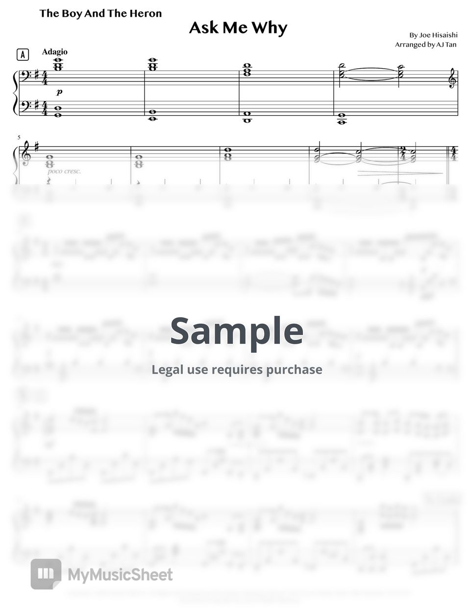 joe-hisaishi-ask-me-why-from-the-boy-and-the-heron-sheets-by-aj-tan