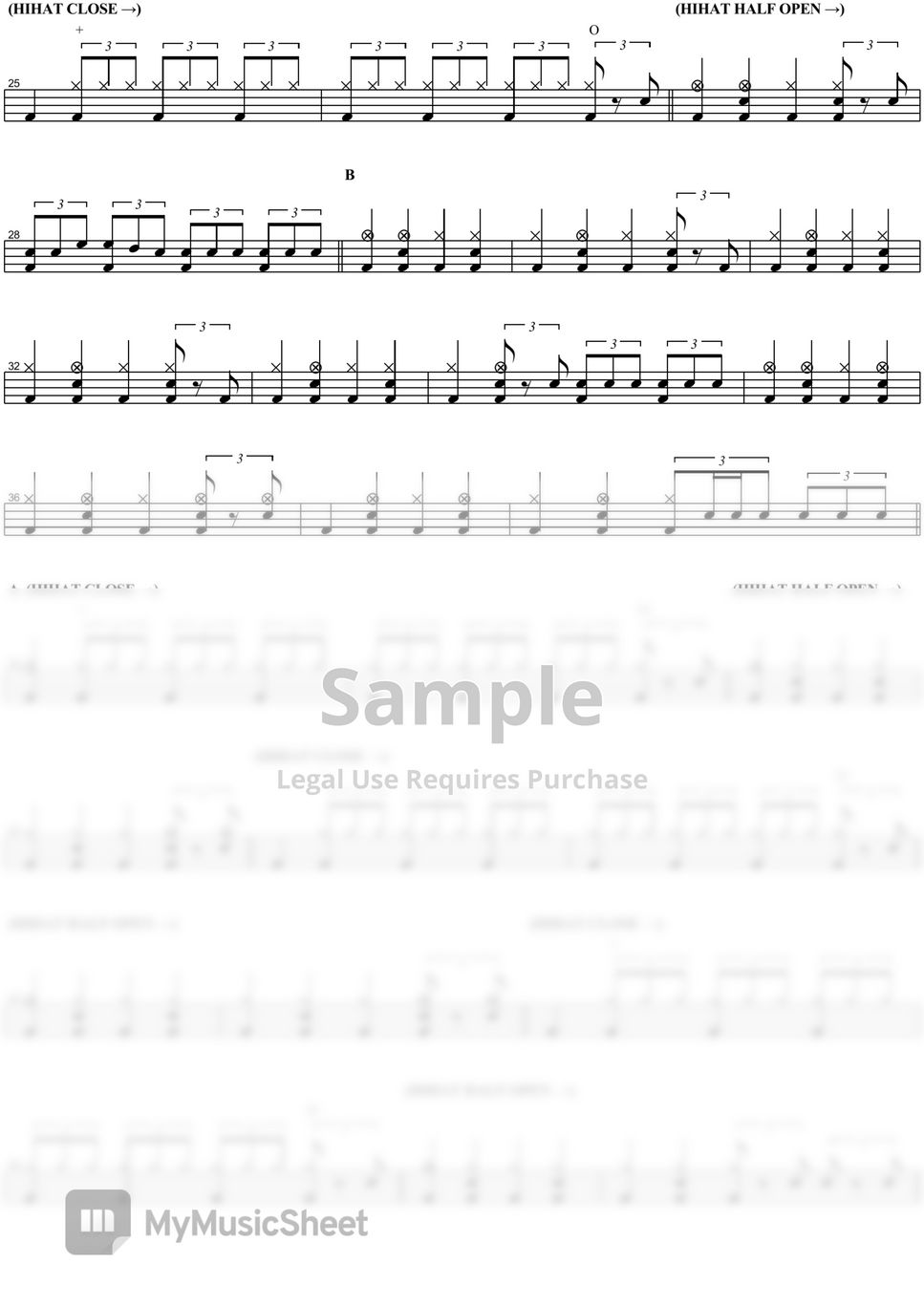 Nickelback - Burn It To The Ground Sheet by COPYDRUM