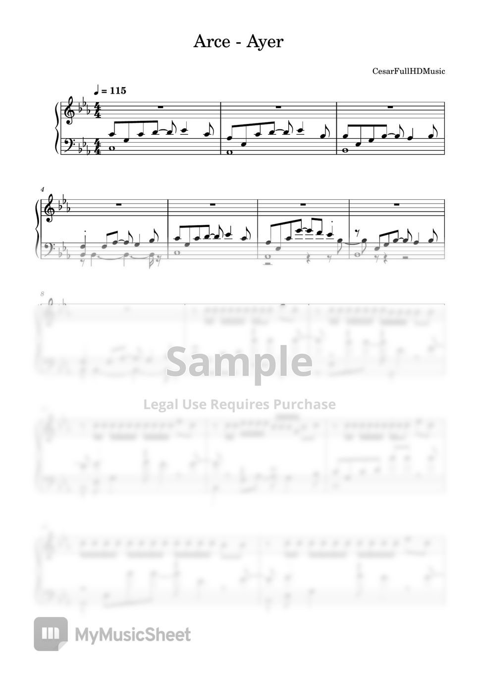 Arce Ayer Sheets