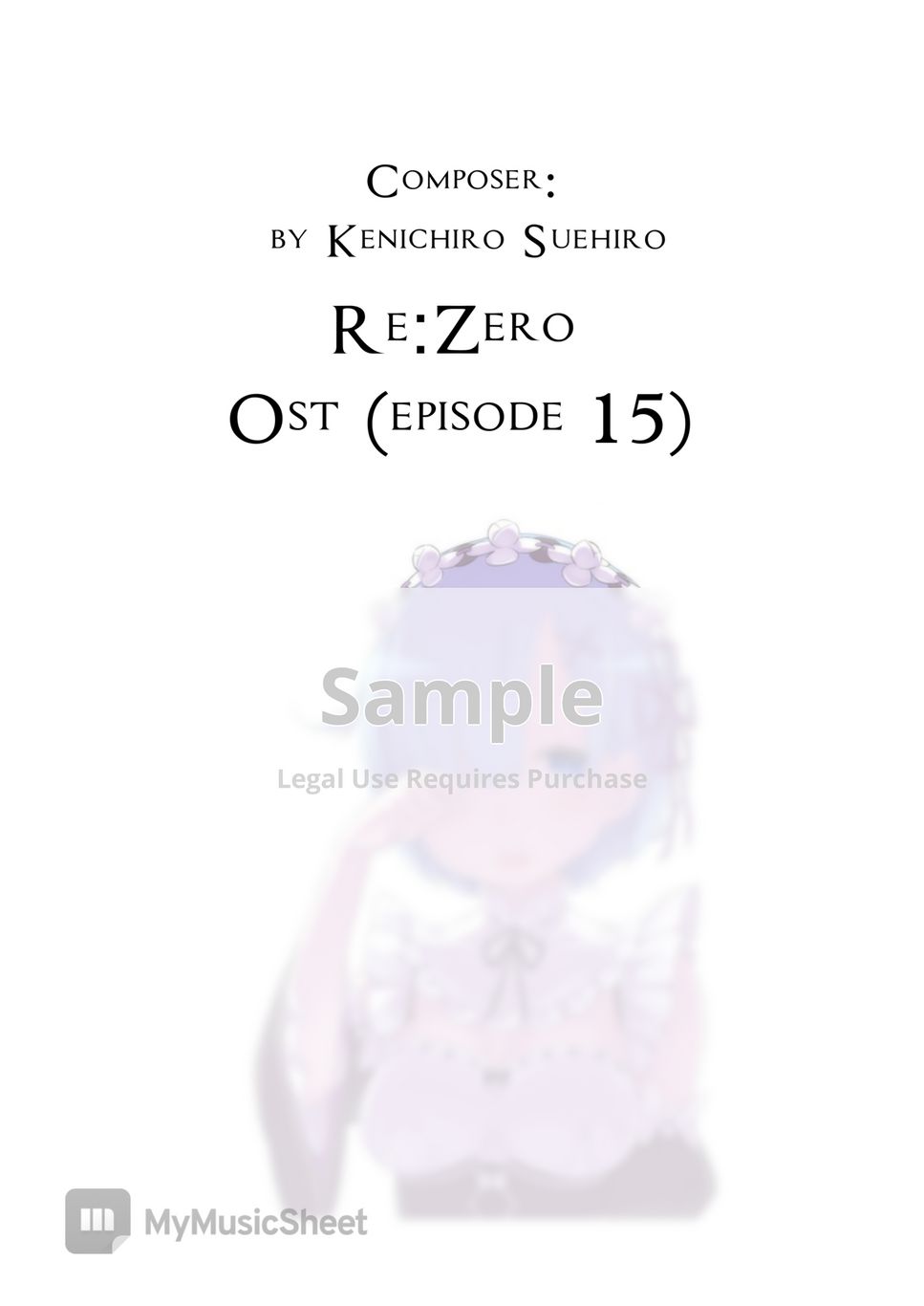 Kenichiro Suehiro - Re:Zero OST/BGM - (沈黙のレクイエム) Chinmoku no Rekuiemu by Rolelush