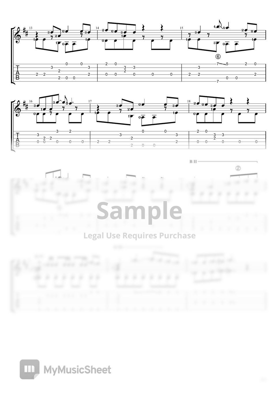 The Peggies - Centimeter (TV Size) (Solo Guitar) by Antonius Agung Setiawan