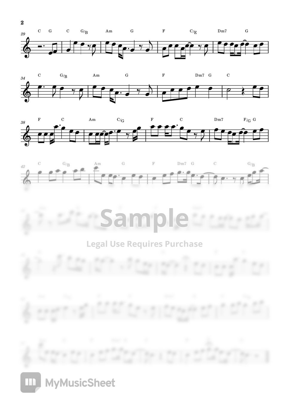 Lim Young Woong 임영웅 - Love Always Run Away 사랑은 늘 도망가 (Flute Sheet Music Easy) by sonye flute