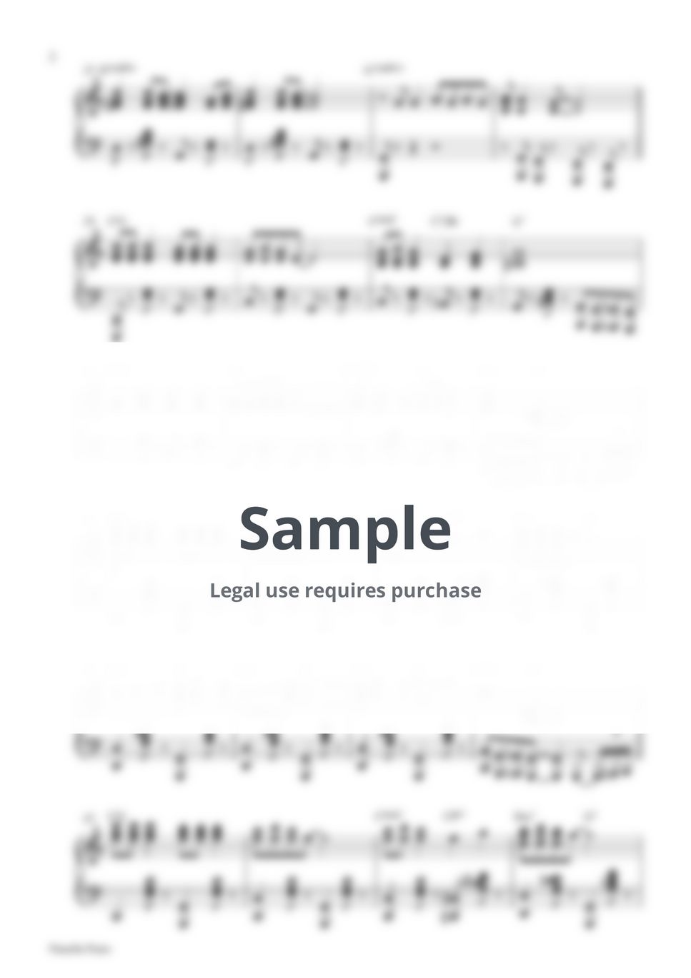 Christmas - Jingle Bell Rock (Piano Sheet) by Pianella Piano