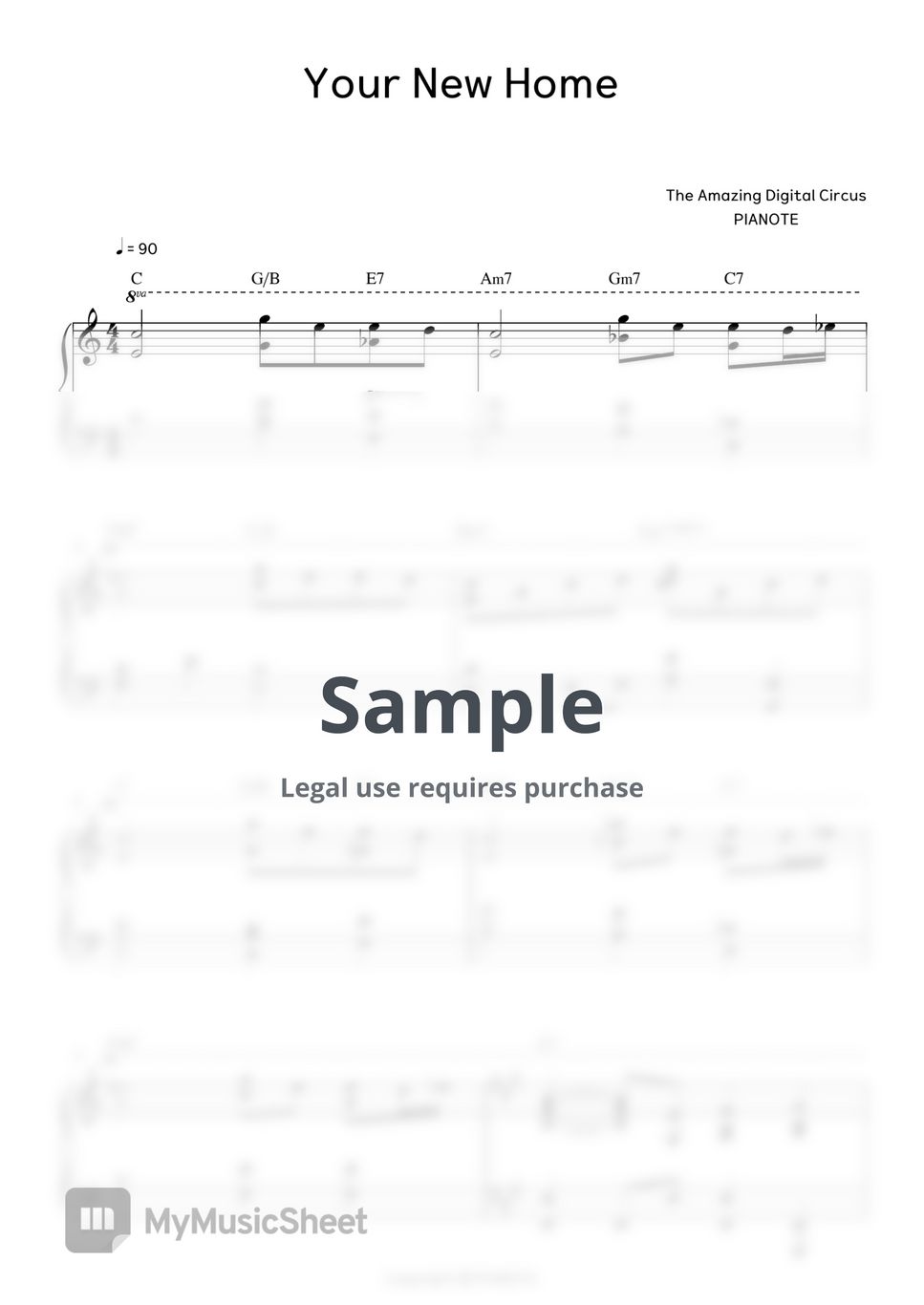 The Amazing Digital Circus - 'Your New Home(유어 뉴 홈)' ((Easy Key