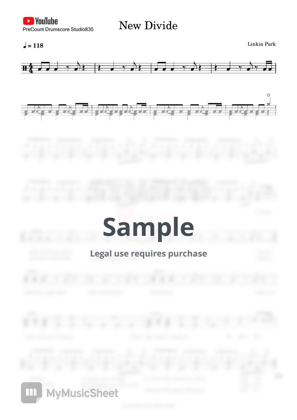 Linkin park new divide sheets by studio830