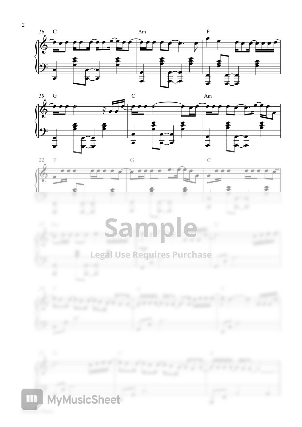 Taylor Swift - The Man (Piano Sheet) by Pianella Piano