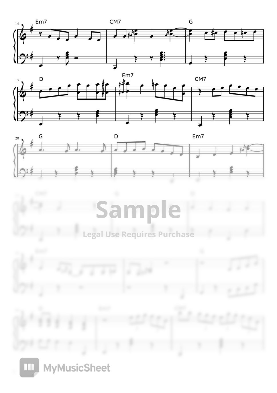 Be o limousine jazz ver sheets by 