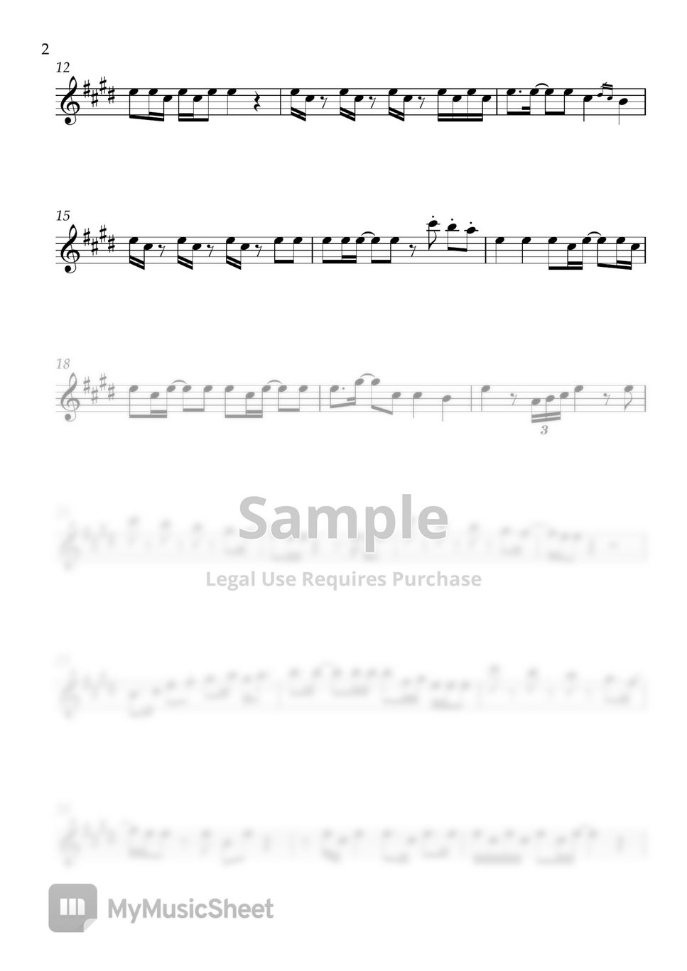 BTS - DYNAMITE (Violin Solo) Sheets by Jenny Yun