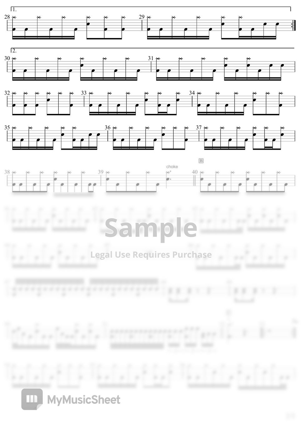 bring-me-the-horizon-strangers-drum-score-sheets-by-drumscorehk