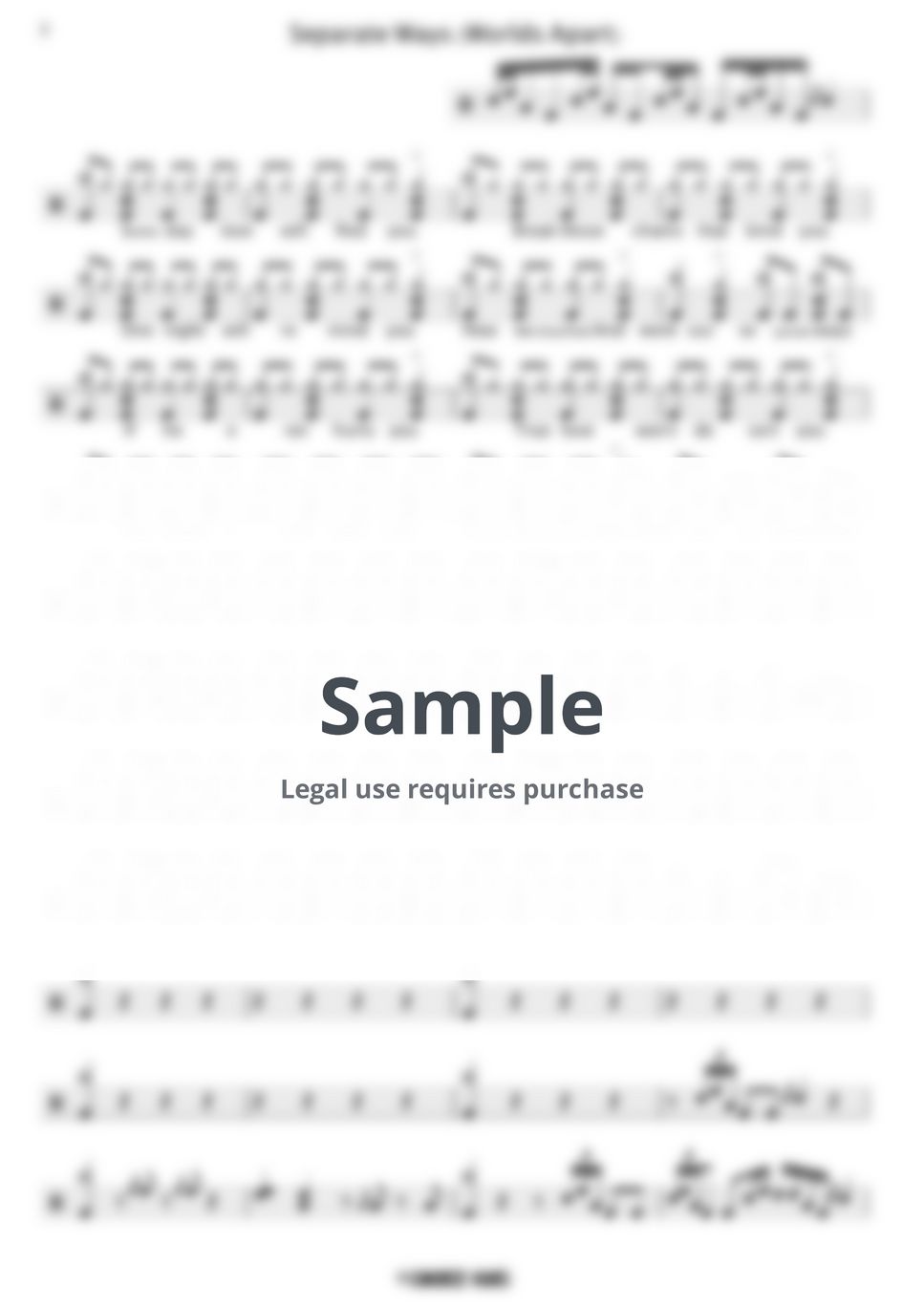 Journey - Separate Ways (Worlds Apart) by Gwon's DrumLesson