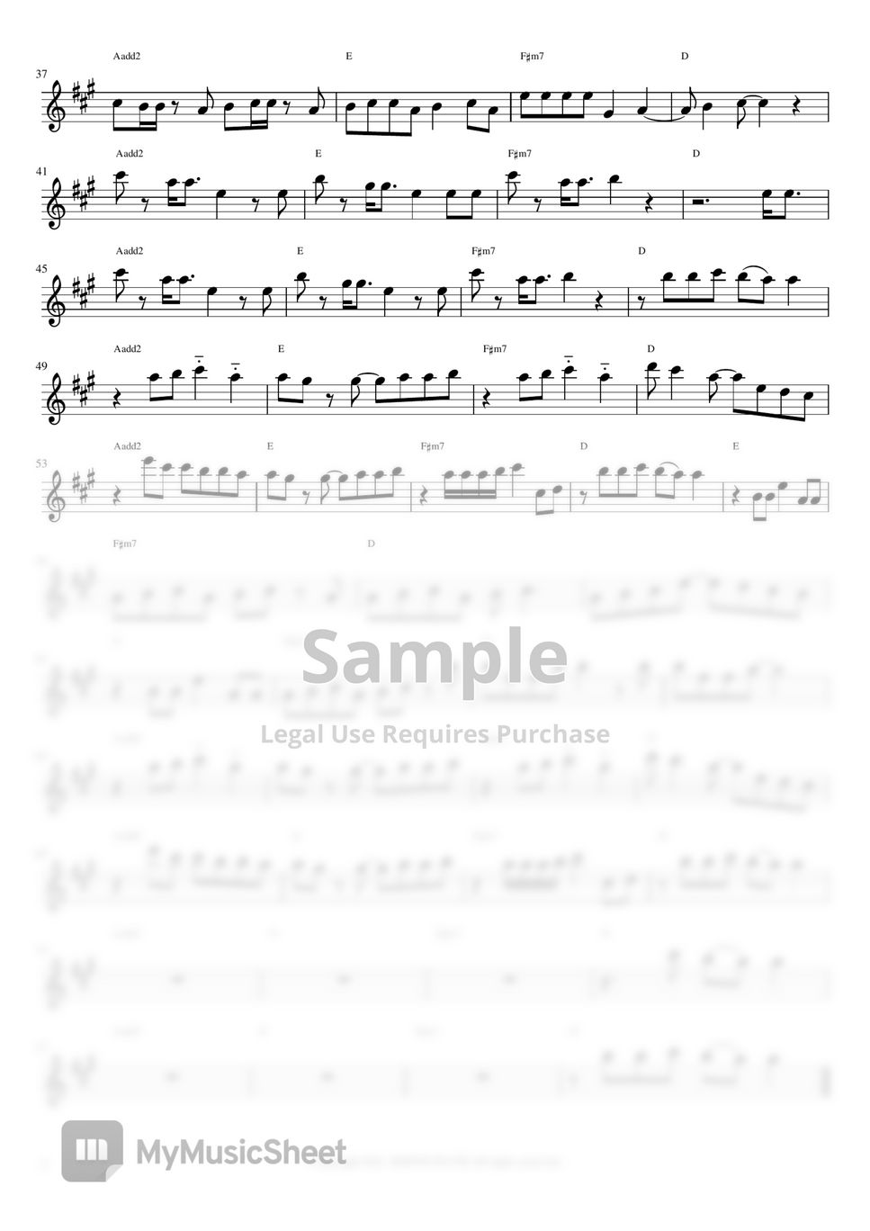 IU 아이유 - Celebrity (Flute Sheet Music) by sonye flute