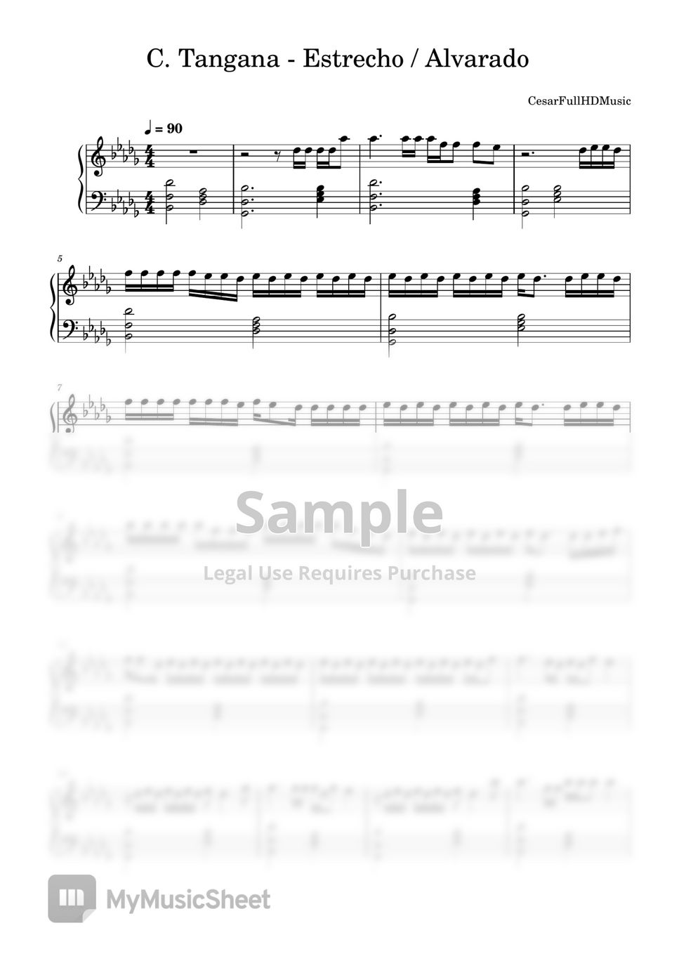 C. Tangana Estrecho Alvarado Sheets