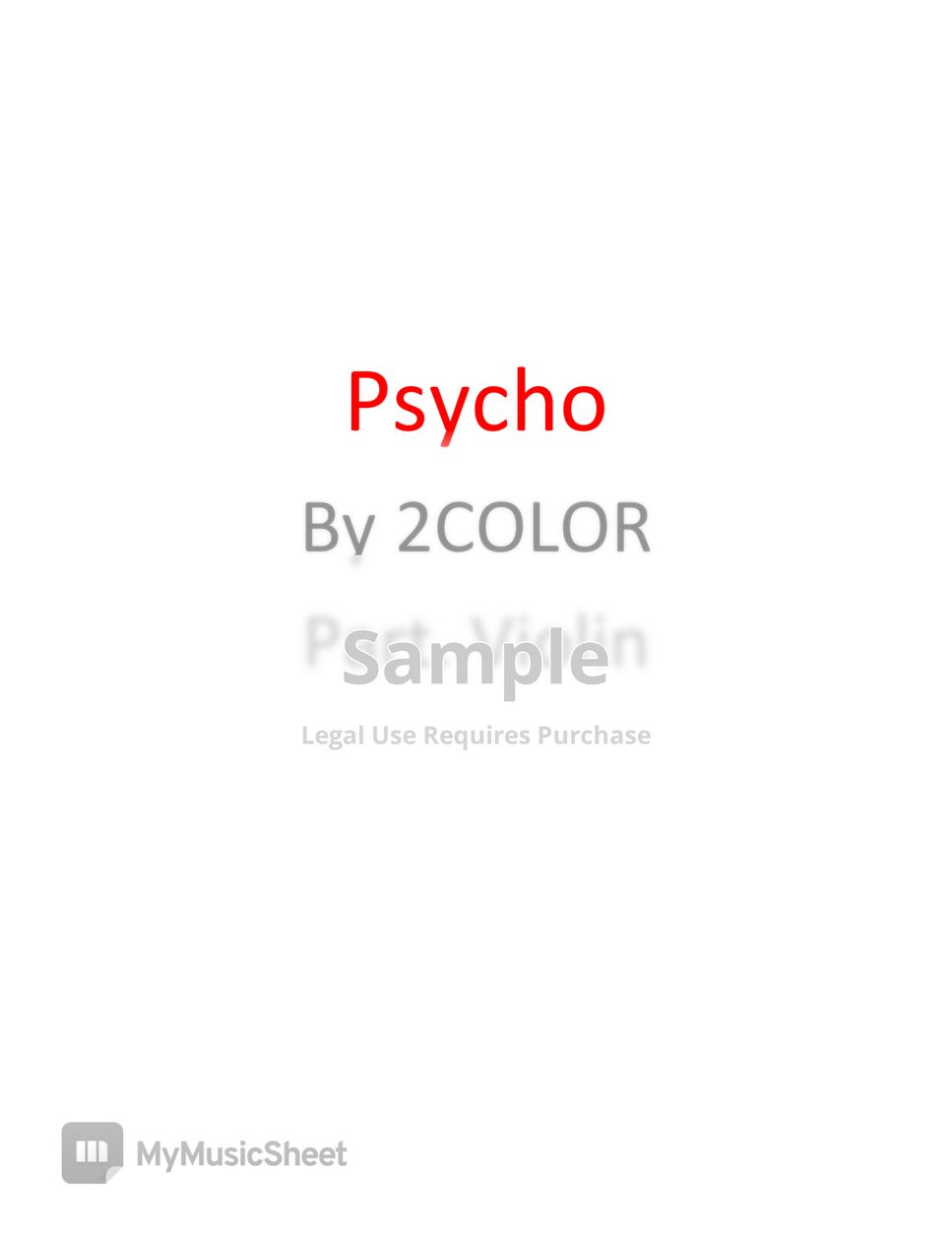 Red Velvet - Psycho by 2COLOR