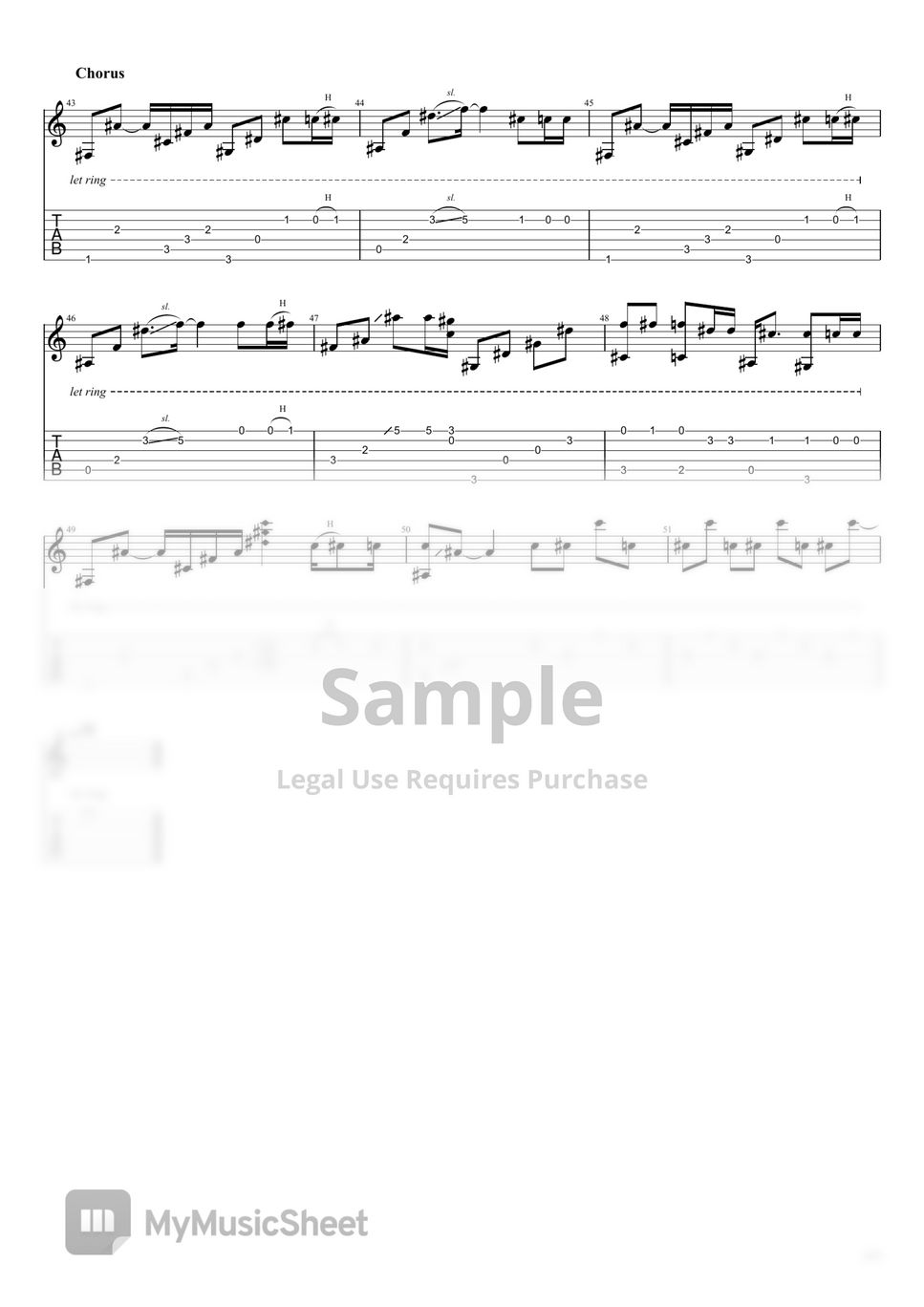 X-Japan - Crucify My Love[Easy Guitar Fingerstyle For Beginner