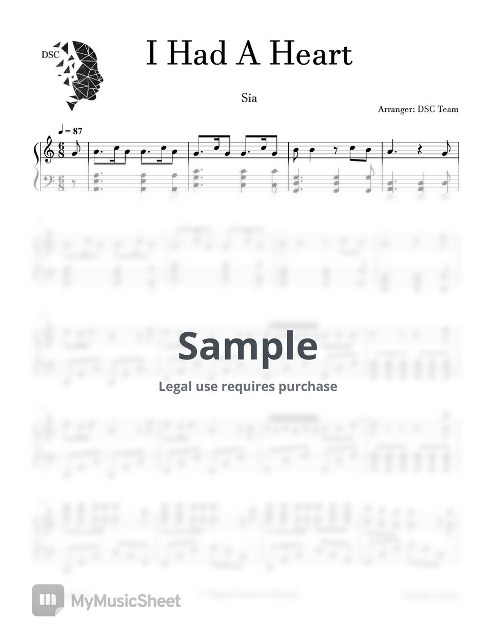 sia-i-had-a-heart-sheets-by-digital-scores-collection