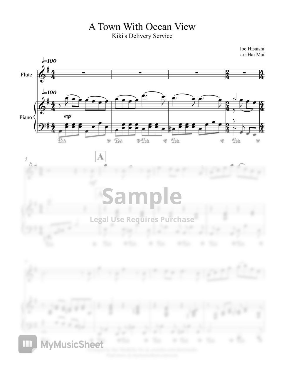 Flute Part Sheet music for Flute (Solo)