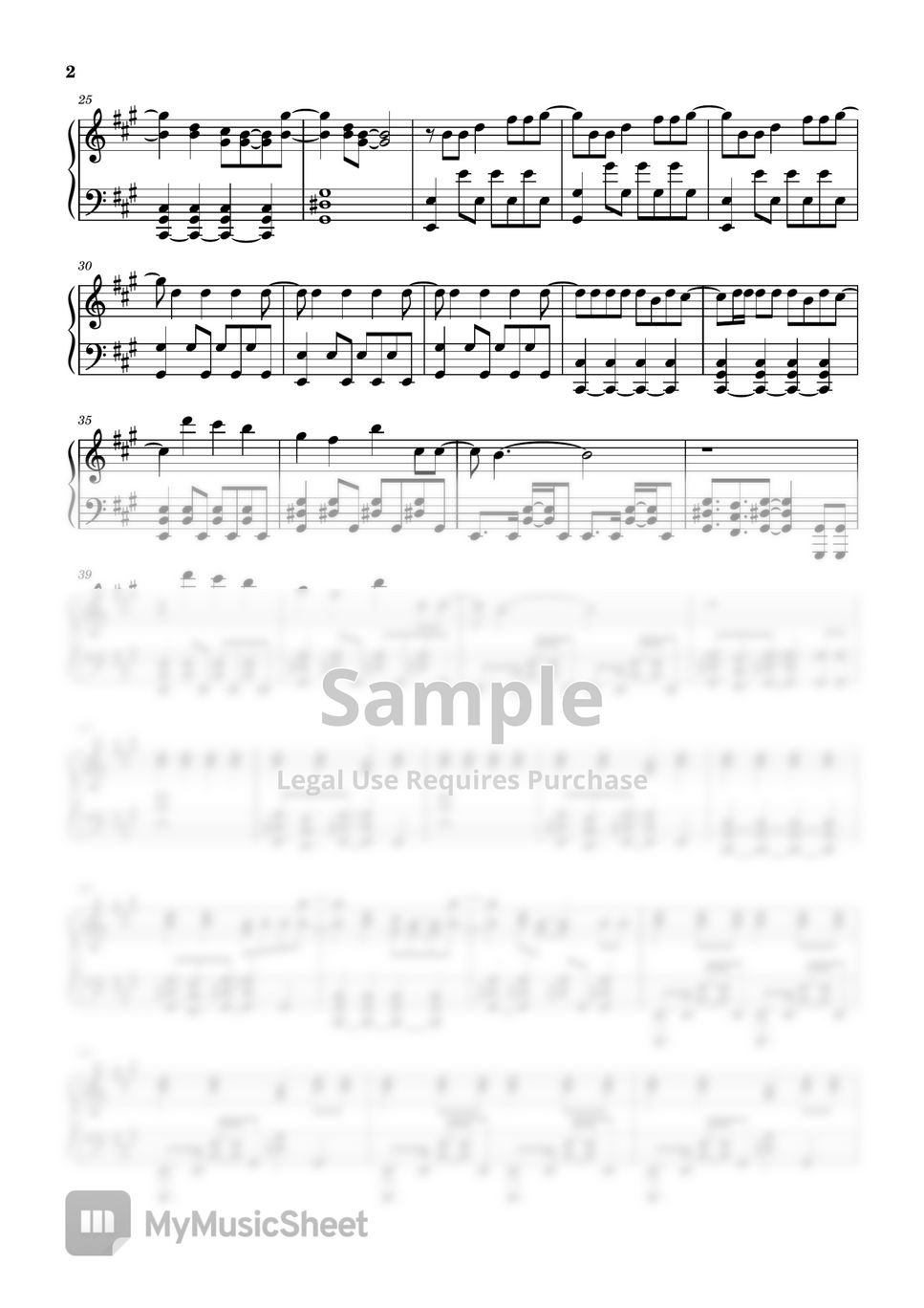 Jackson Wang Pretty Please 악보 by Rhindy