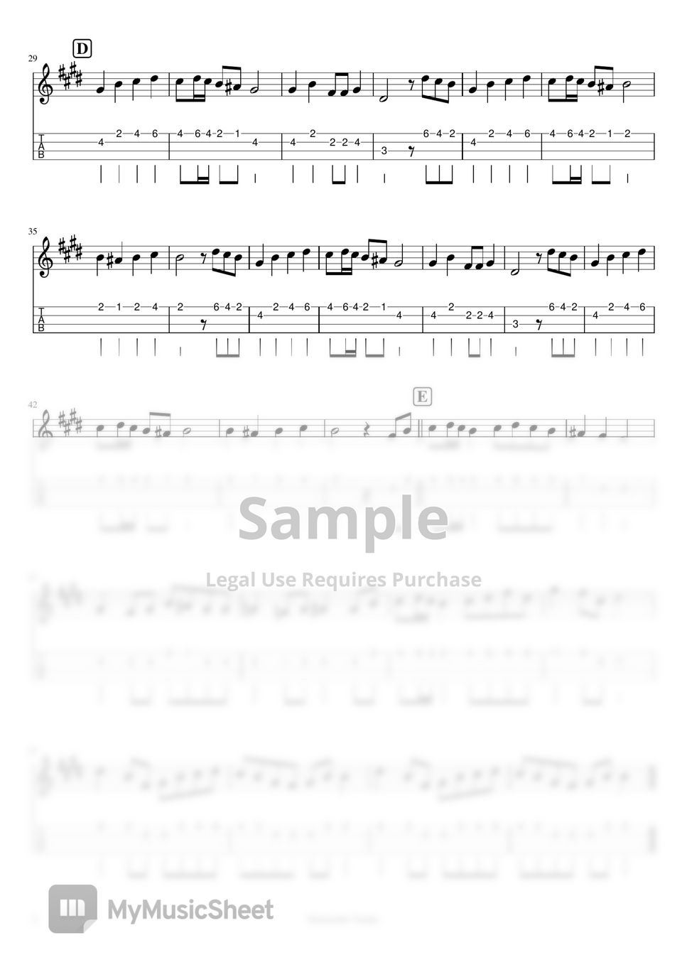 米津玄師 Paprika (Ukulele Ensemble) Sheets by Shinnosuke Tanaka