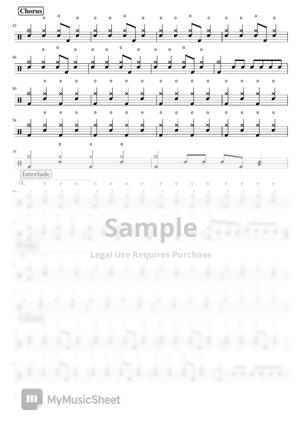 데이식스(day6) - 한 페이지가 될 수 있게 (Lv1 쉬운악보) by yeol's drum