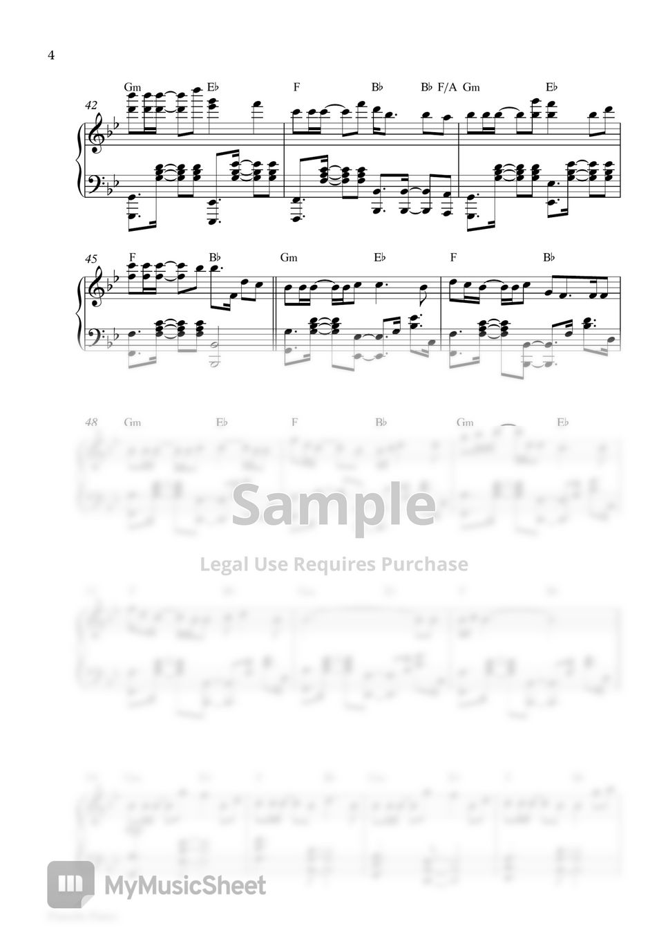 SHAUN - Way Back Home (Piano Sheet) by Pianella Piano
