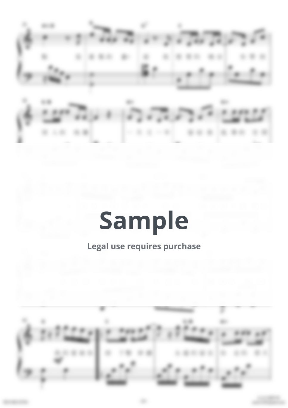 孫長磊_Sun - 曲肖冰 - 暫停鍵 (鋼琴獨奏譜附歌詞,和弦 原調彈奏版-內含Db及C大調兩種版本) Sheet Music by pichia