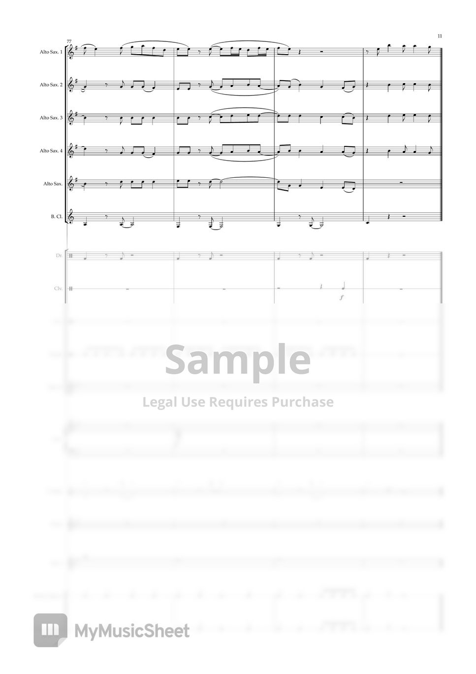 Meghan Trainor Made You Look - Eb Instrument Sheet Music (Alto or  Baritone Saxophone) in C Major - Download & Print - SKU: MN0267720