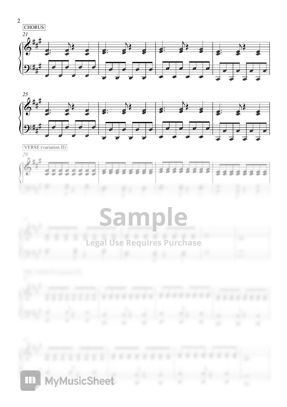 Tones and I - Dance Monkey (Piano Accompaniment) by BitBit