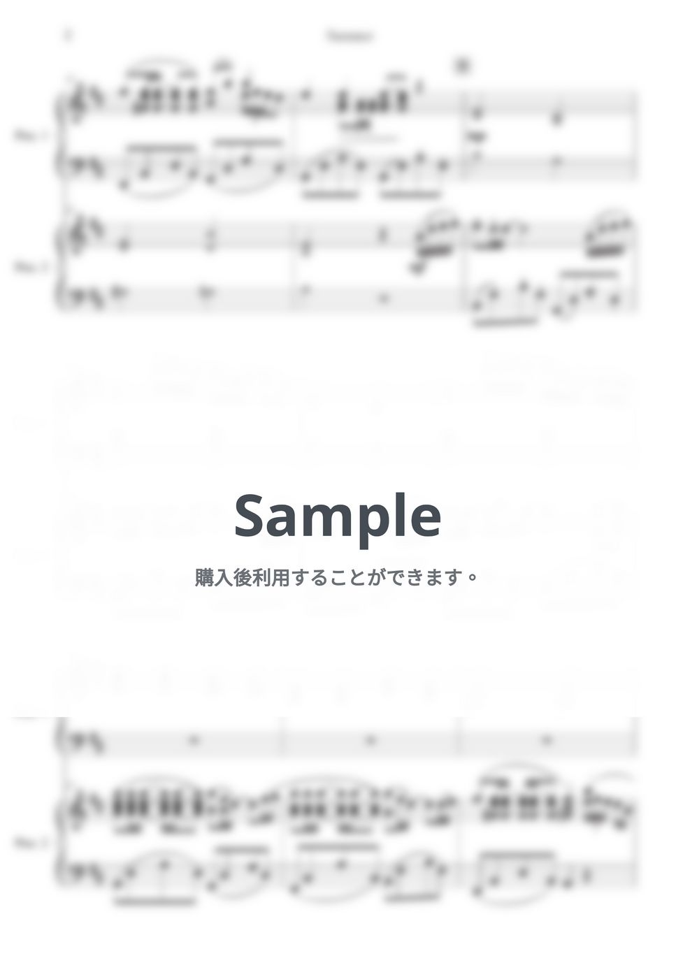 久石譲 - Summer for 2 Piano (原典版) by 楊思緯