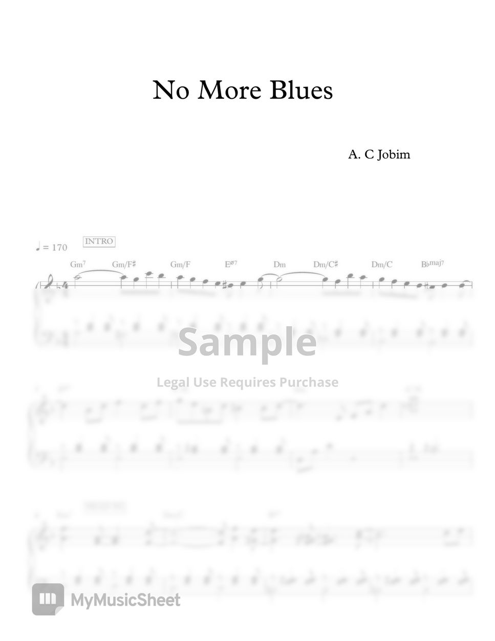 Antonio Carlos Jobim - No More BLues by MIWHA
