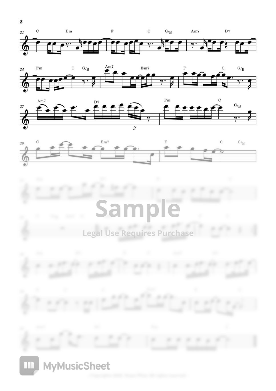 BIGBANG - Still Love (Flute Sheet Music) by sonye flute