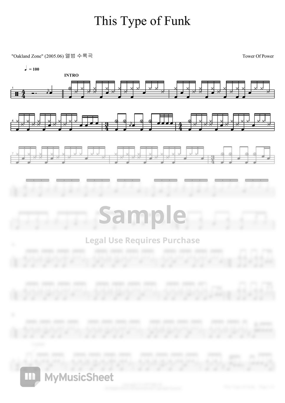 Tower of power this type of funk by copydrum