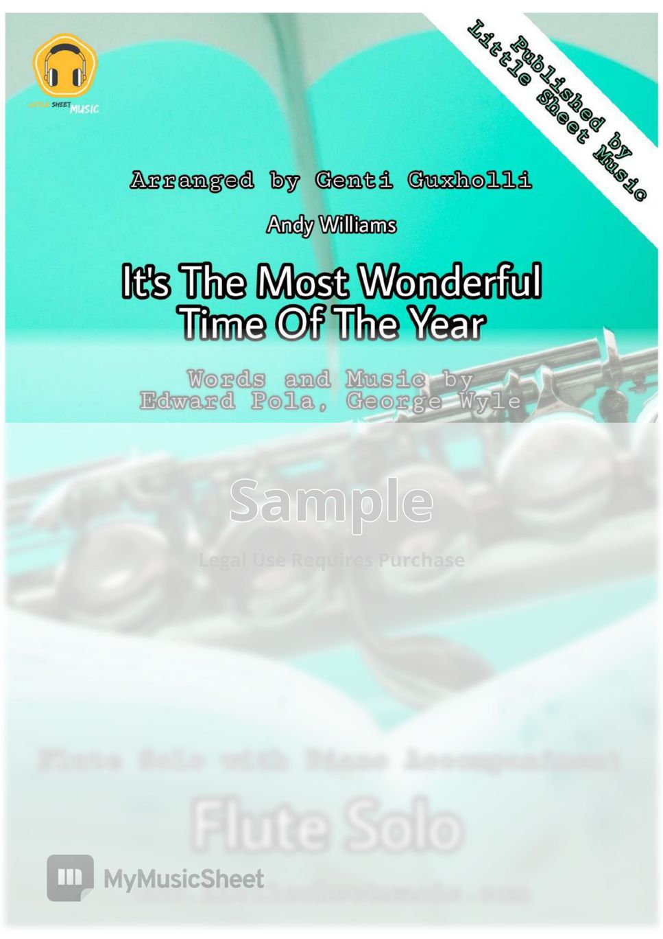 Andy Williams It's The Most Wonderful Time Of The Year (Flute Solo