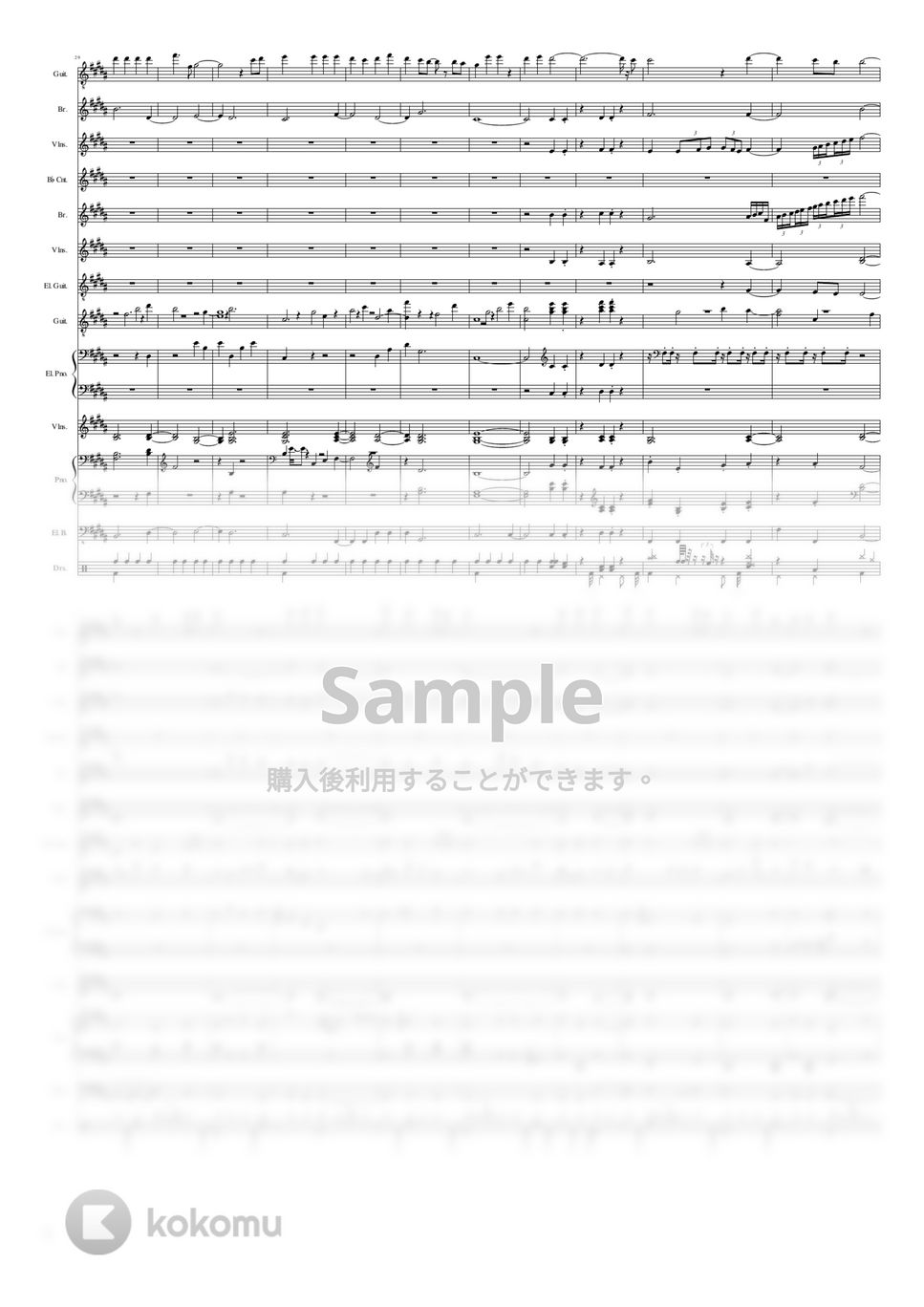 作詞：MISIA. 作曲：玉置浩二. - 名前のない空を見上げて (天花