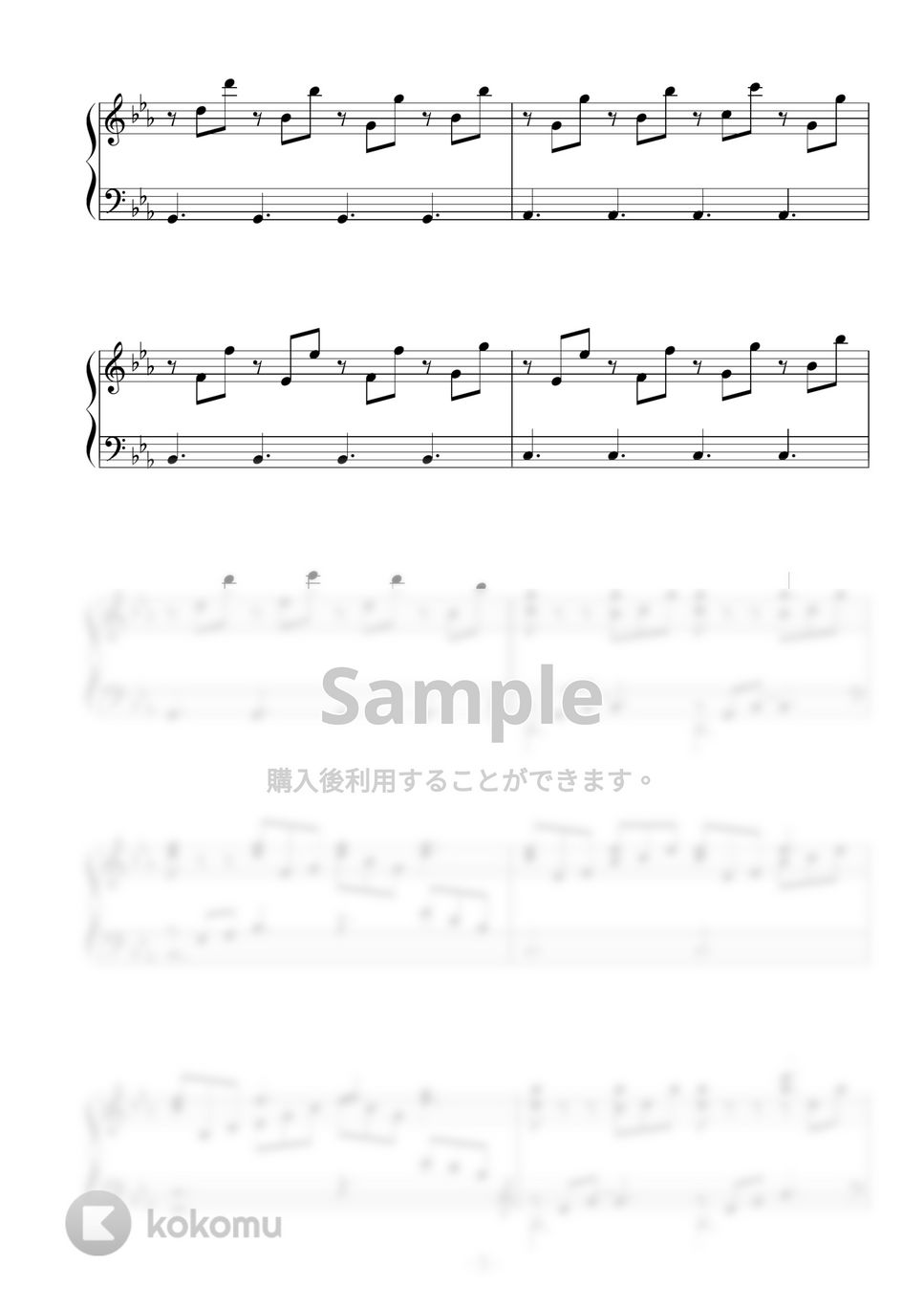 アニメ『ユーリ!!! On Ice』OST - Yuri on Ice 楽譜 by Peony