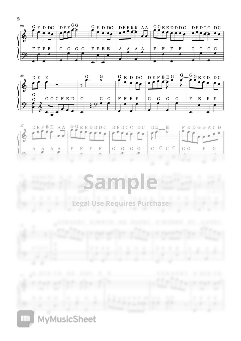 summertime — cinnamons & evening cinema Sheet music for Piano (Solo)