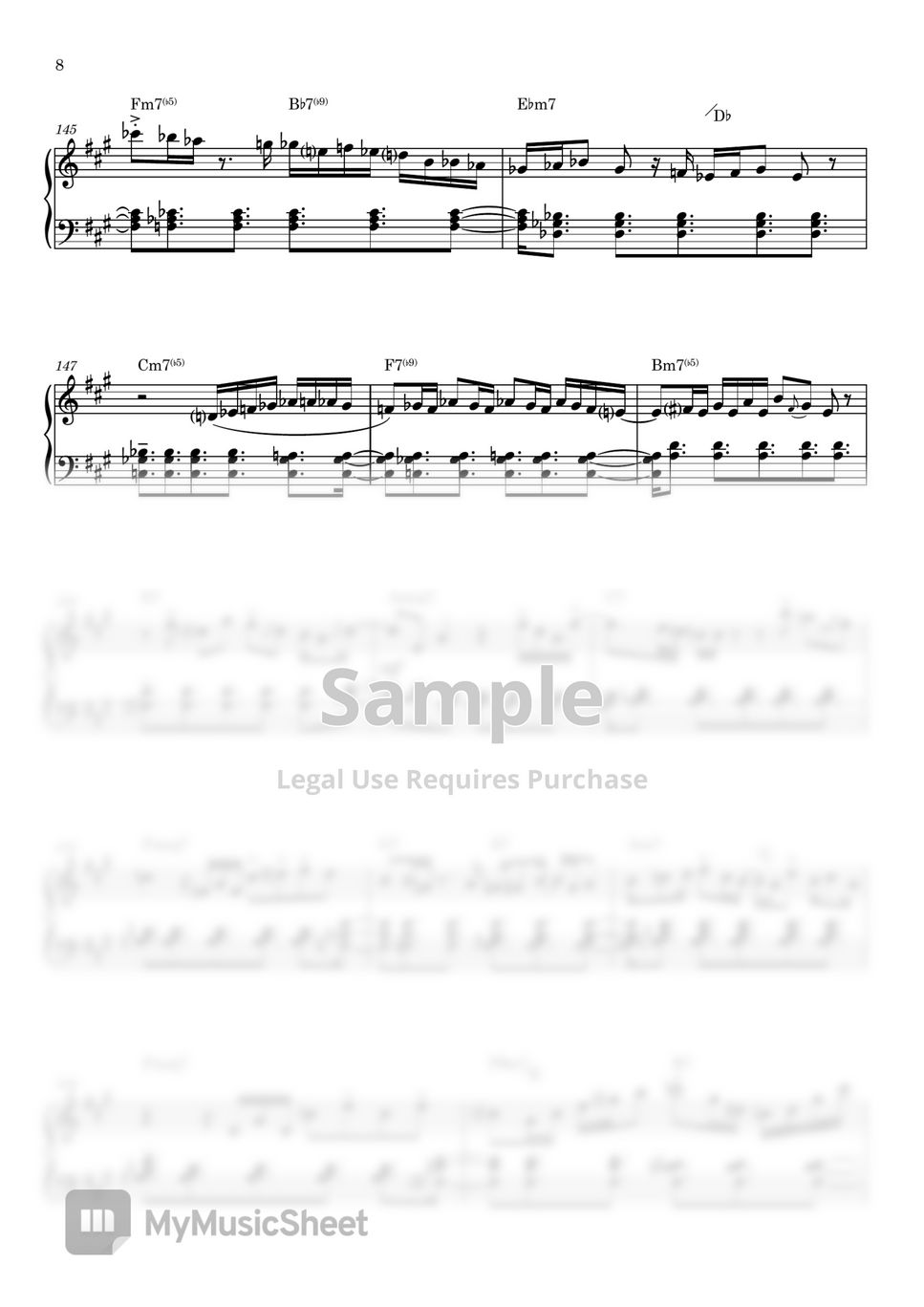 Michel Petrucciani - Home 楽譜 by Soojin Andrew