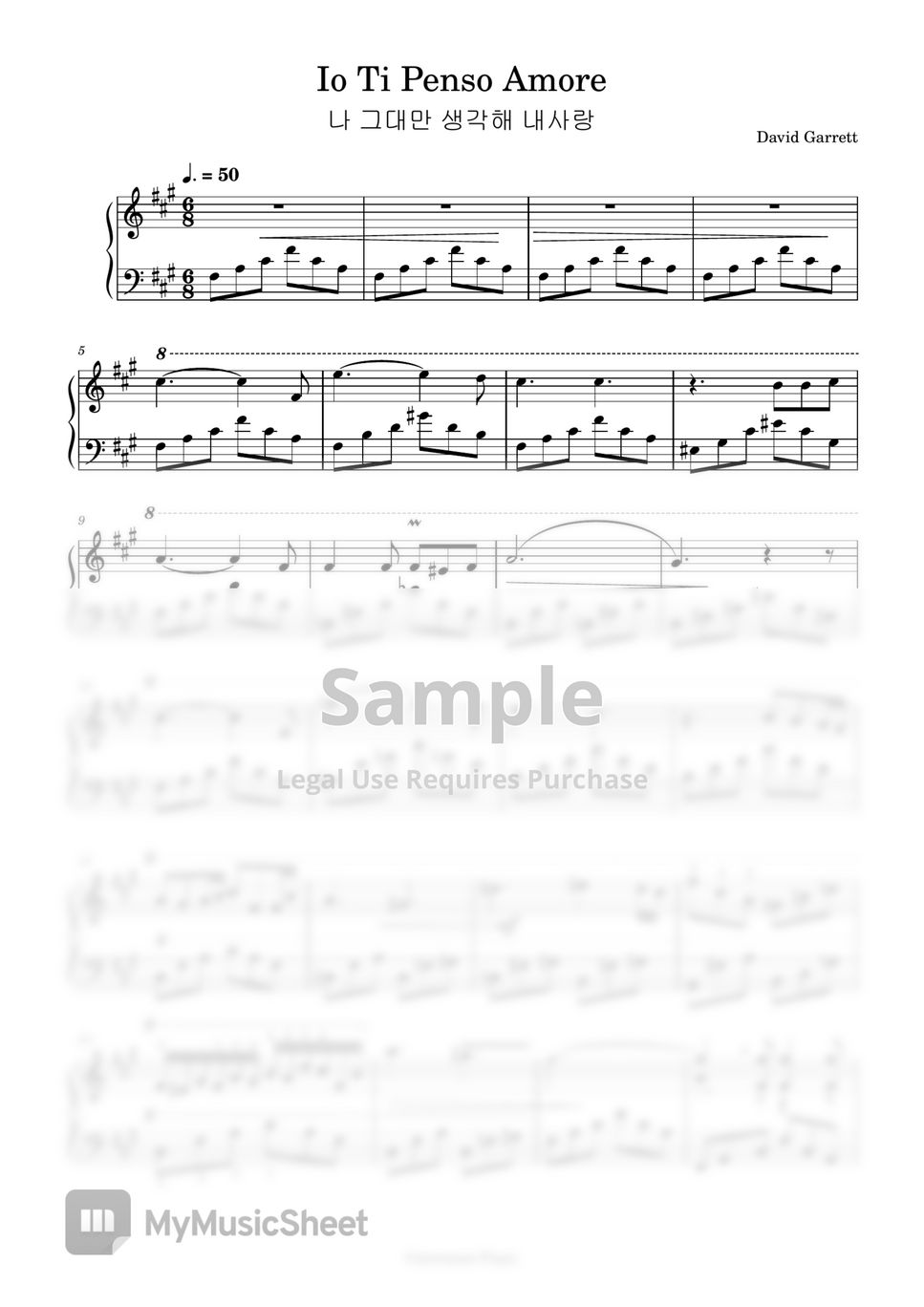 david-garrett-io-ti-penso-amore-piano-solo-sheets-by-catwoman-piano