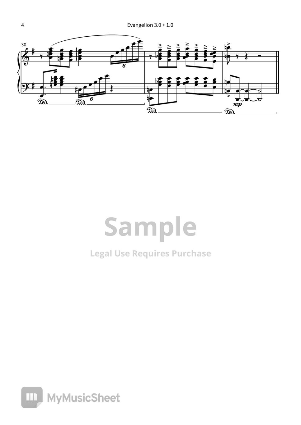 【EVANGELION: 3.0+1.0】 - theme du concerto 494 ; piano solo by Yu_OBC wind