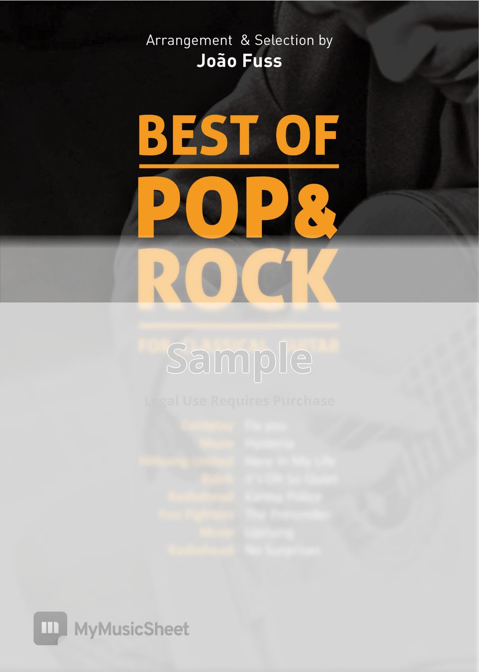 No Surprises - Radiohead - The Best of Pop/Rock for Classical Guitar by João Fuss