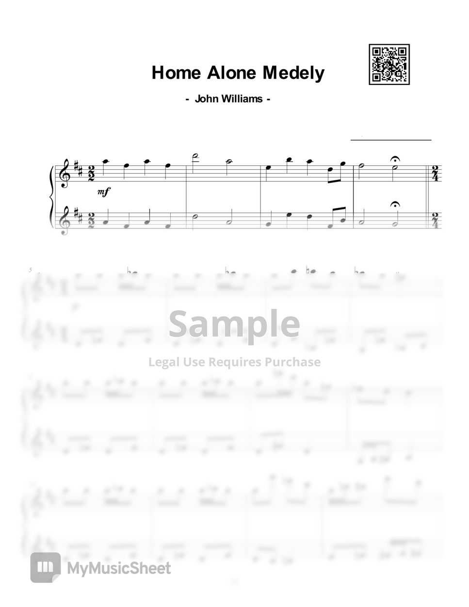 toy-grandpiano-music-box-ver-home-alone-medely-5-songs-sheets-by