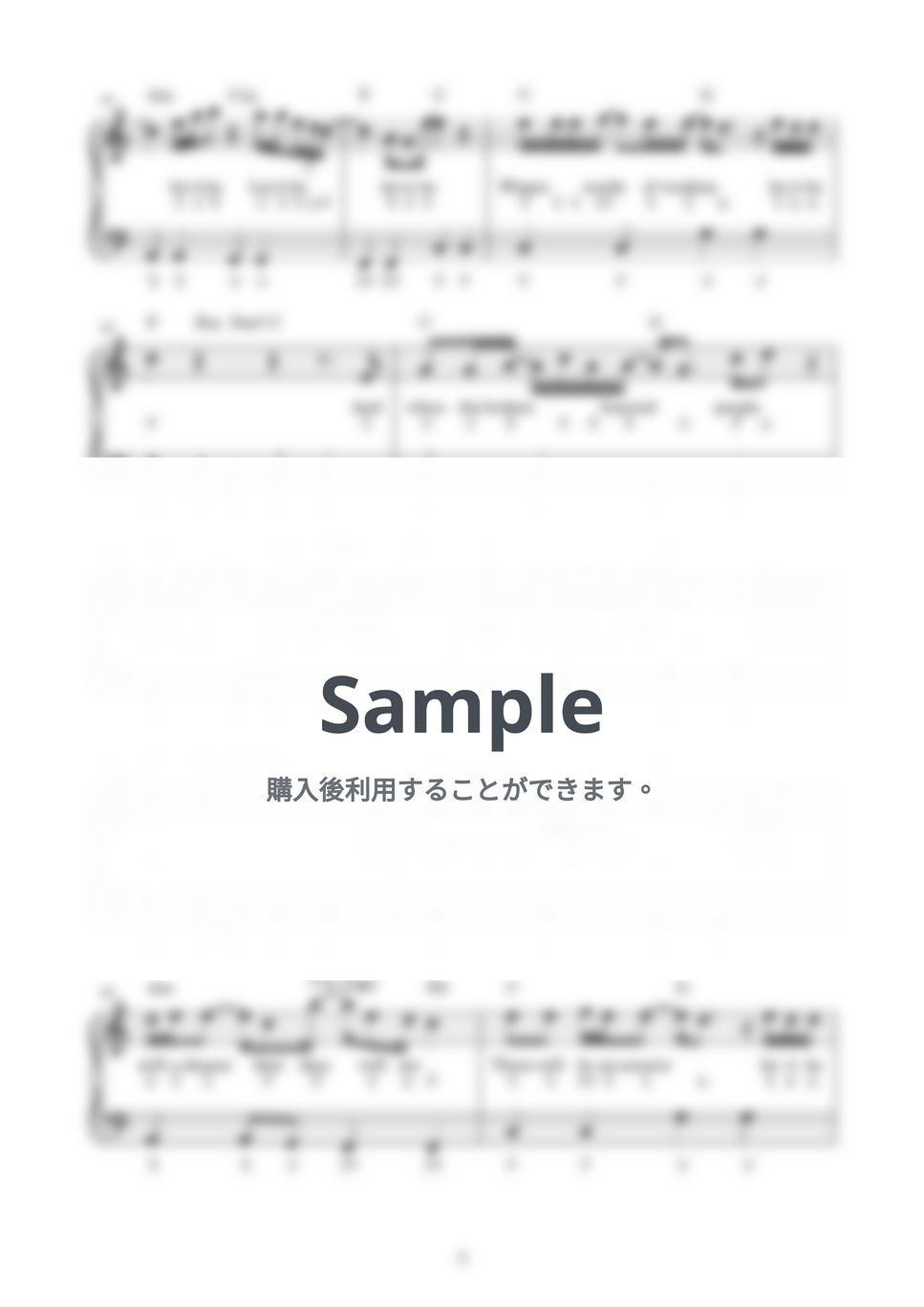 The Beatles - LET IT BE (かんたん / 歌詞付き / ドレミ付き / 初心者) by piano.tokyo