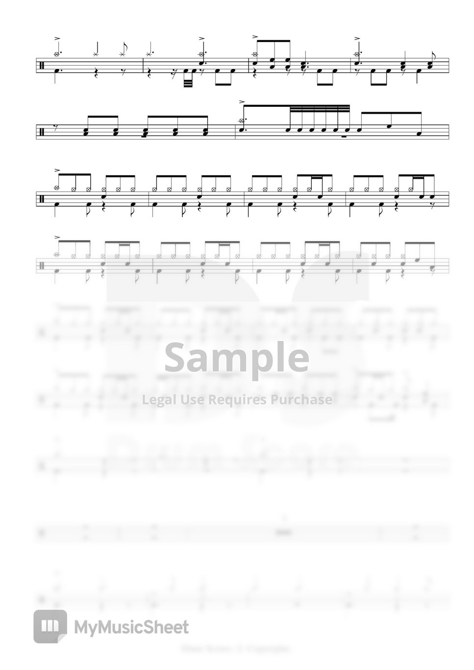 Aimer - Last Stardust (鼓譜) by Scoresdrum