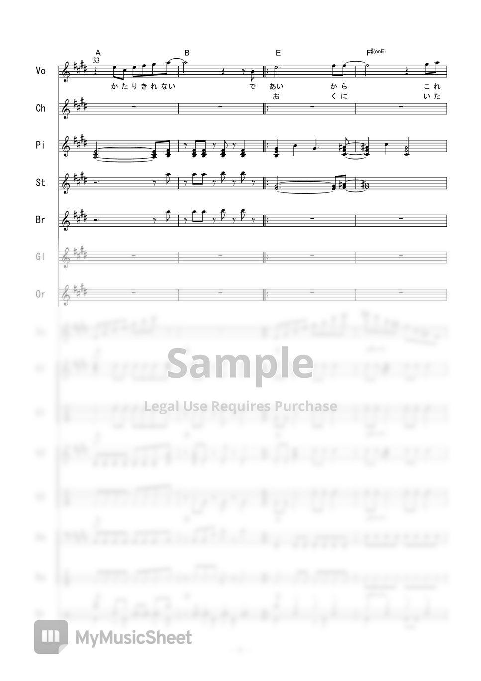 SPEED バンドスコア　MOMENT