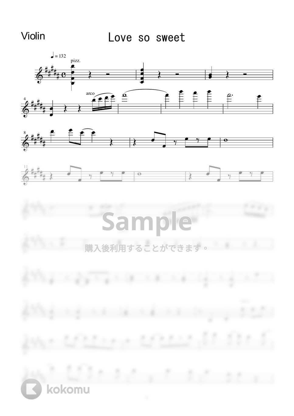 嵐 - Love so sweet by PANDAYA