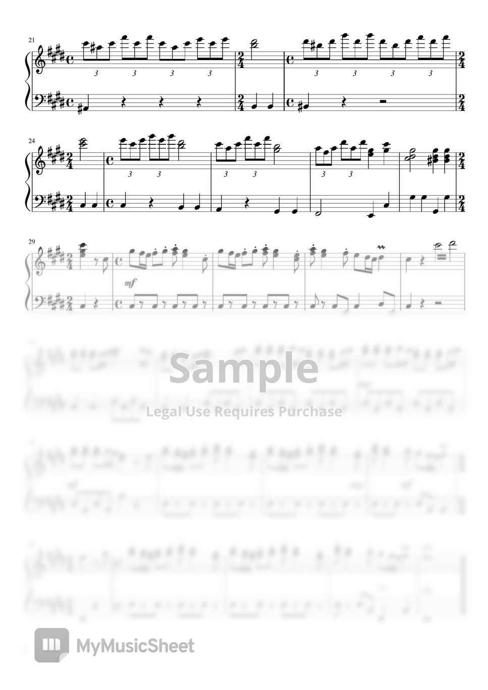 Vivaldi - Spring (Edur・Pianosolo/ beginner) by pfkaori