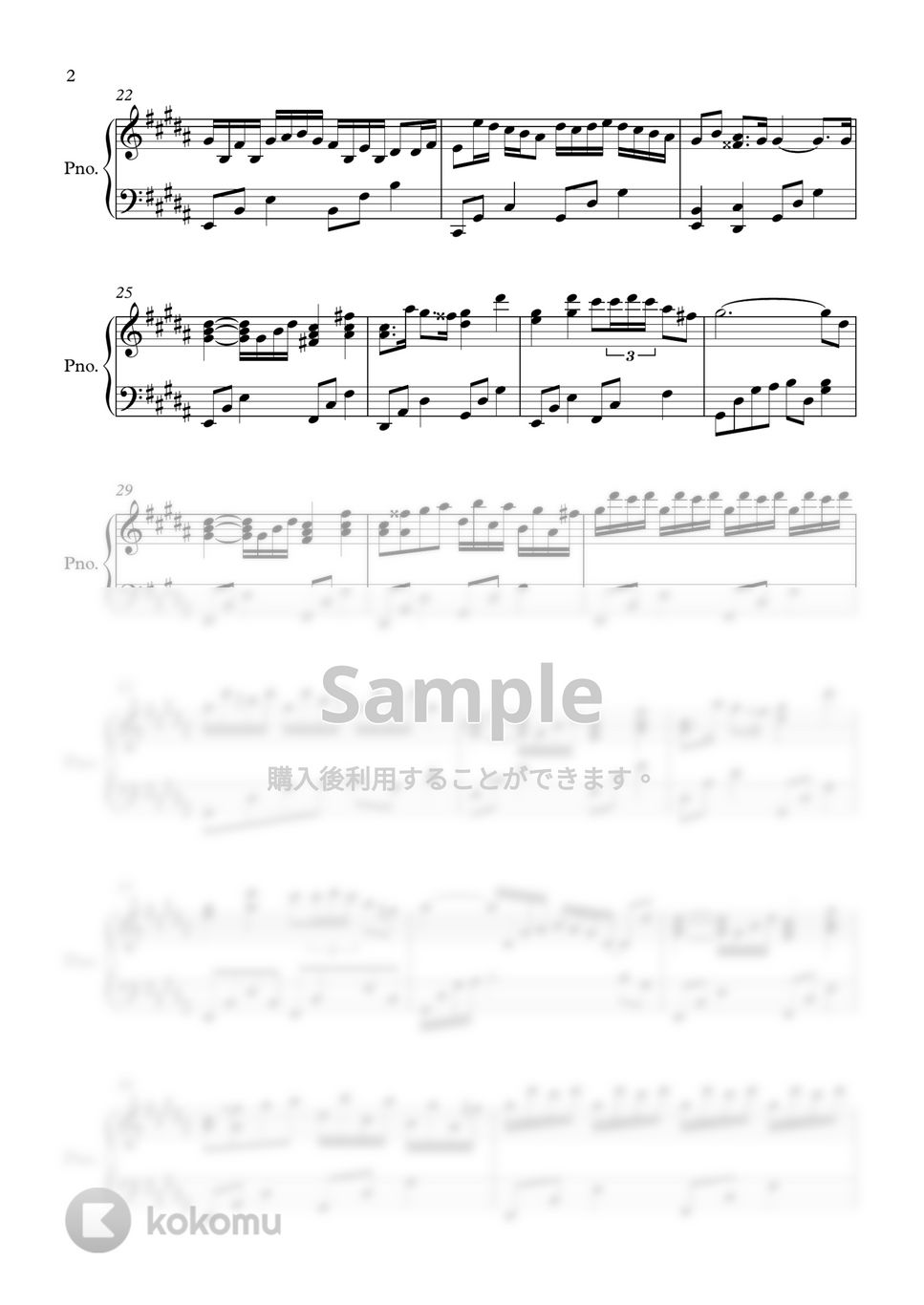 DJ Okawari - Flower Dance 楽譜 by PIANOiNU