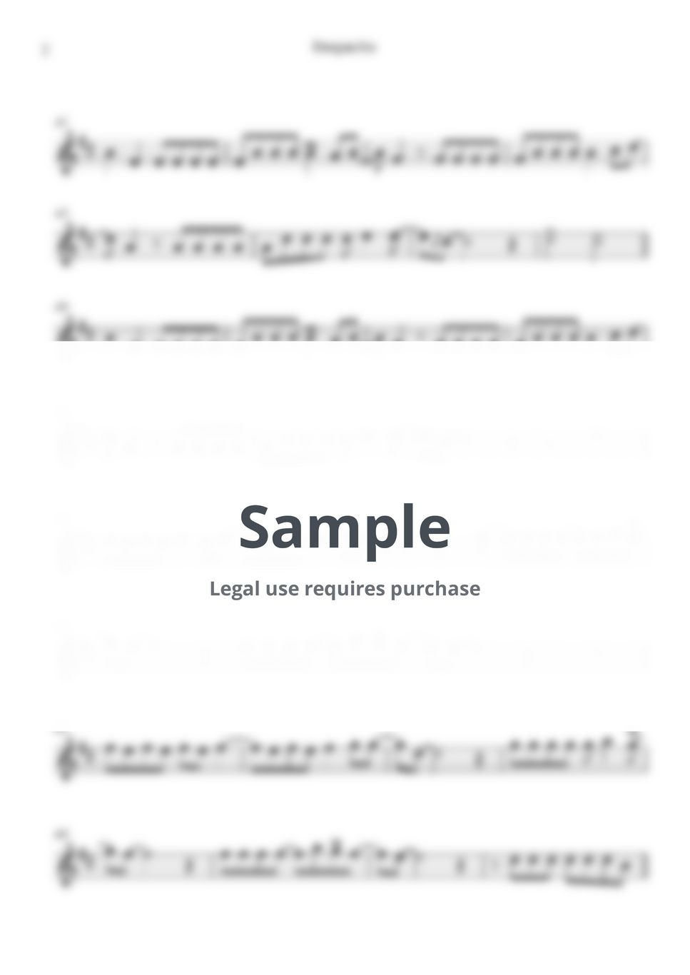 Luis Fonsi Despacito (SOLO) Sheets by Seyoung