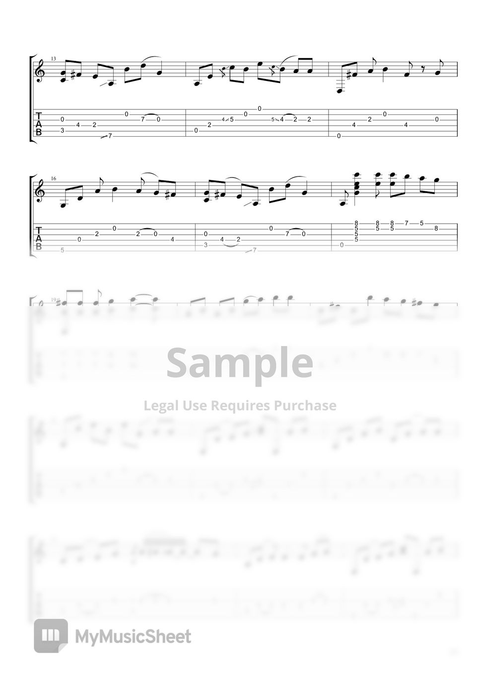 John Mayer New Light│Fingerstyle Sheet