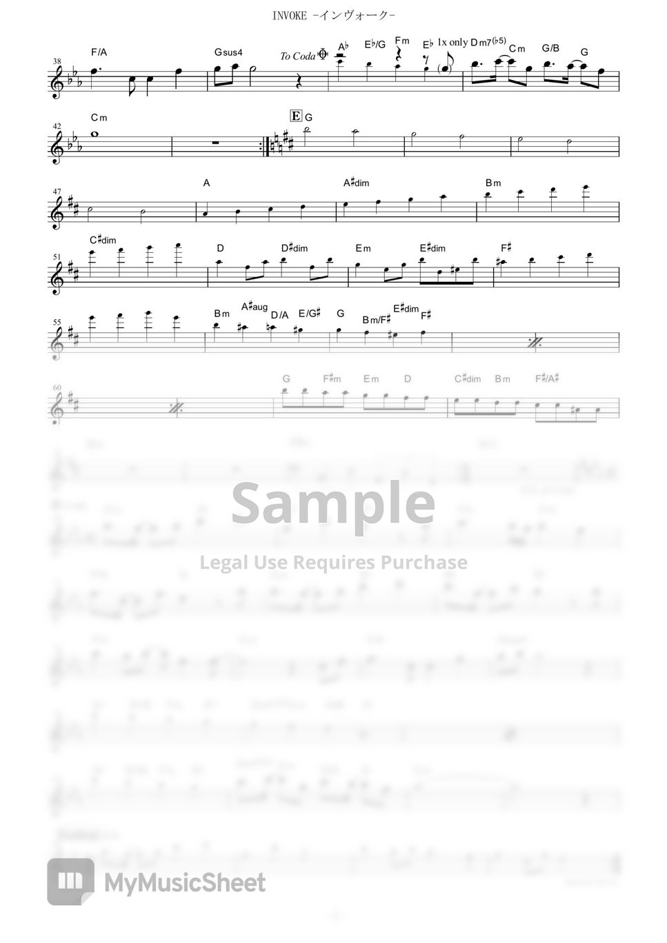 Mobile suit gundam seed invoke in bb sheet music by t m revolution